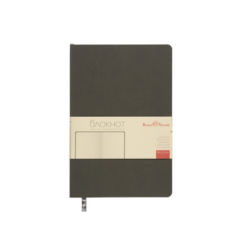 Блокнот А5 "Megapolis Flex Velvet", серый