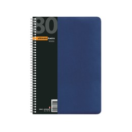 Бизнес - блокнот А4 (200 х 288 мм) "Офис-Лайн" 80 л., синий