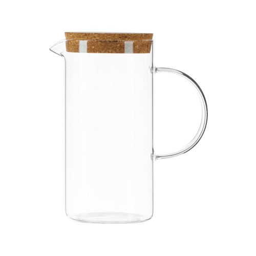Стеклянный кувшин с крышкой из пробки "Fiz"