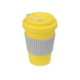 Термокружка "Muffin" из натуральных волокон, желтый