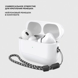 Беспроводные наушники с микрофоном Air Pro 2 ANC, TWS, BT 5.3, 300 мАч, ANC, QI, белый, Deppa