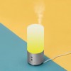 Увлажнитель воздуха с подсветкой "Breathe", белый/серебристый