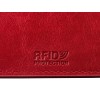 Картхолдер для 6 пластиковых карт с RFID-защитой "Fabrizio", красный