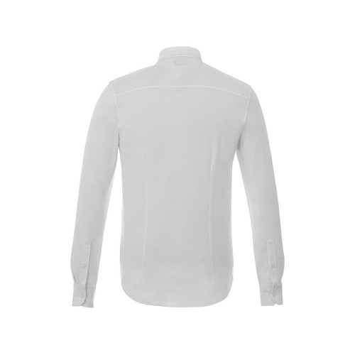 Мужская рубашка Bigelow из пике с длинным рукавом, белый