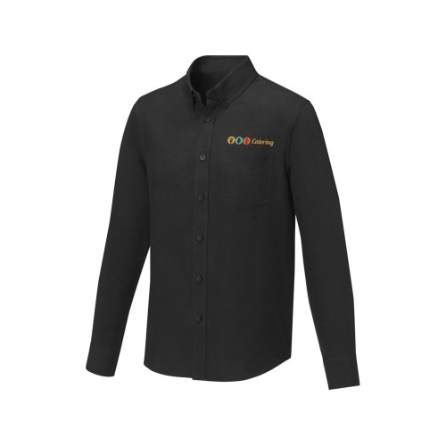 Pollux Мужская рубашка с длинными рукавами, черный