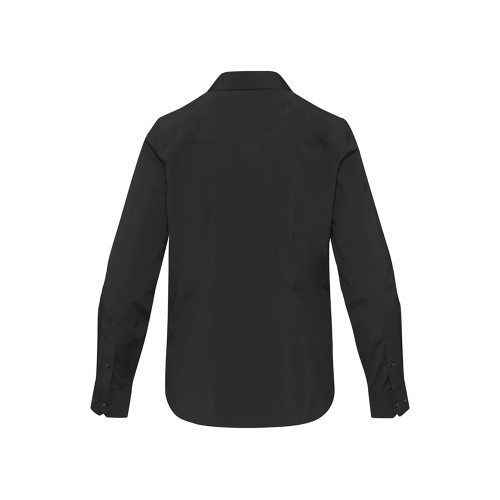 Carnelian женская рубашка из поплина - сплошной черный