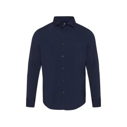 Carnelian мужская рубашка из поплина - Navy Blue