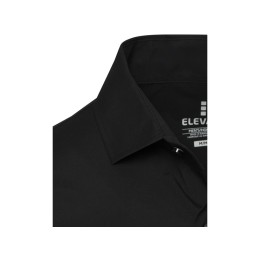 Carnelian мужская рубашка из поплина - сплошной черный