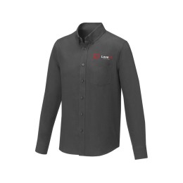 Pollux Мужская рубашка с длинными рукавами, storm grey