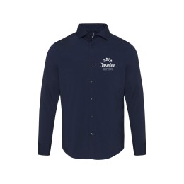 Carnelian мужская рубашка из поплина - Navy Blue