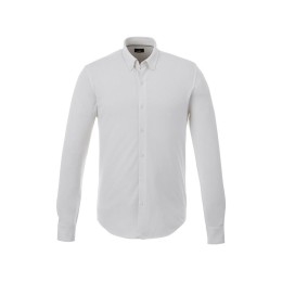 Мужская рубашка Bigelow из пике с длинным рукавом, белый