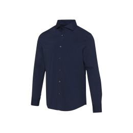 Carnelian мужская рубашка из поплина - Navy Blue