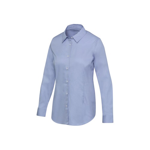 Citrine женская рубашка из твила - Голубой