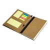 Блокнот с ручкой и набором стикеров А5 "Write and stick", черный