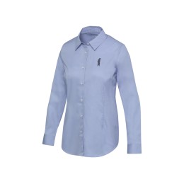 Citrine женская рубашка из твила - Голубой