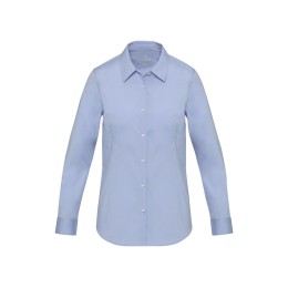 Carnelian женская рубашка из поплина - Голубой