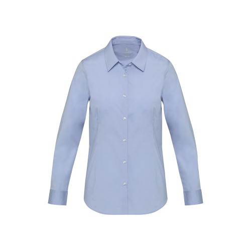 Carnelian женская рубашка из поплина - Голубой