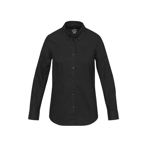 Sphene женская рубашка оксфорд - сплошной черный