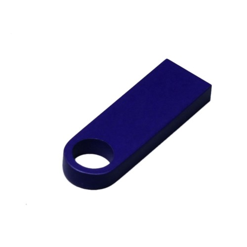 USB 3.0-флешка на 128 Гб с мини чипом и круглым отверстием, синий