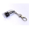 USB-флешка на 64 ГБ в виде пули с танцующими человечками, серебро