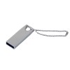 USB 2.0-флешка на 128 Гб с мини чипом, компактный дизайн, стильное отверстие для цепочки
