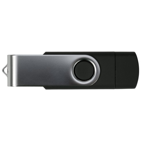 USB3.0/USB Type-C флешка на 32 Гб «Квебек C», черный