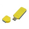 USB-флешка на 64 Гб в стиле I-phone, прямоугольнй формы, желтый