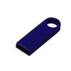 USB 2.0-флешка на 64 Гб с мини чипом и круглым отверстием, синий