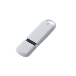 USB-флешка на 16 ГБ 3.0 USB, с покрытием soft-touch, белый