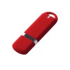 USB-флешка на 16 ГБ 3.0 USB, с покрытием soft-touch, красный