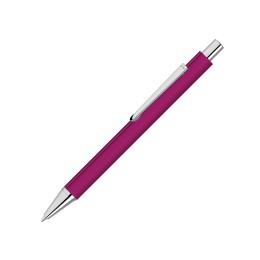 Ручка шариковая металлическая «Pyra» soft-touch с зеркальной гравировкой, розовый