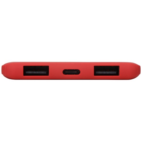 Портативное зарядное устройство «Reserve» с USB Type-C, 5000 mAh, красный