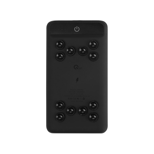 Портативное беспроводное зарядное устройство «Airbank», 10000 mAh, черный (Р)