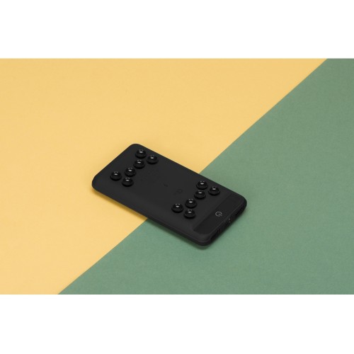 Портативное беспроводное зарядное устройство «Airbank», 10000 mAh, черный (Р)