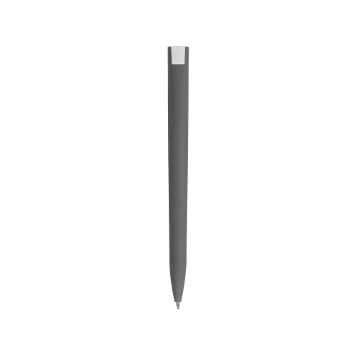 Ручка пластиковая soft-touch шариковая «Zorro», серый/белый