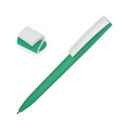 Ручка пластиковая soft-touch шариковая «Zorro», мятный//белый