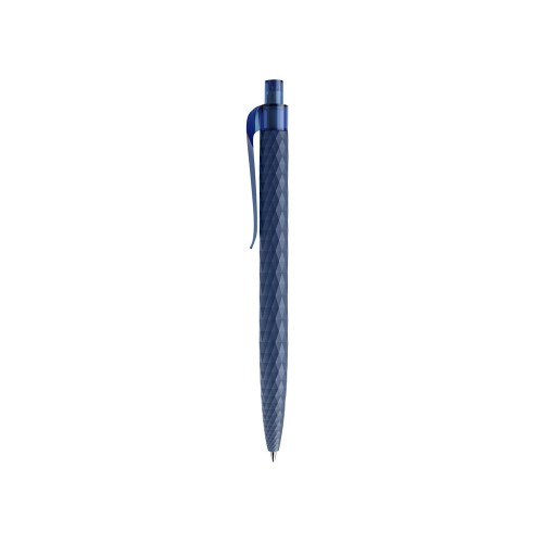 Ручка шариковая QS 01 PRT "софт-тач", синий