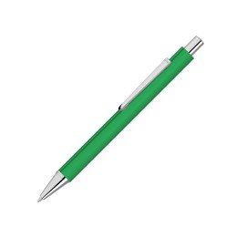 Ручка шариковая металлическая «Pyra» soft-touch с зеркальной гравировкой, зеленый