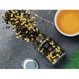 Чай зеленый, серия "Bouquet", моли хуа с бутонами жасмина, стеклянная банка