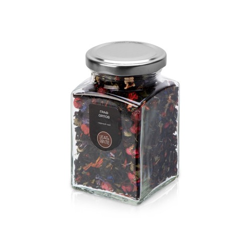 Чай черный, серия "Bouquet", граф Орлов, стеклянная банка