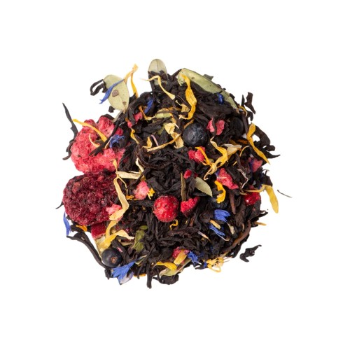 Чай черный, серия "Bouquet", таежный сбор, стеклянная банка