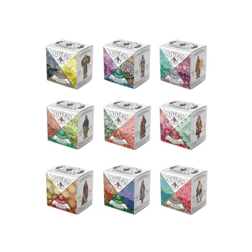 Подарочный набор c чаем "Сокровища Севера" в деревянной шкатулке без лого