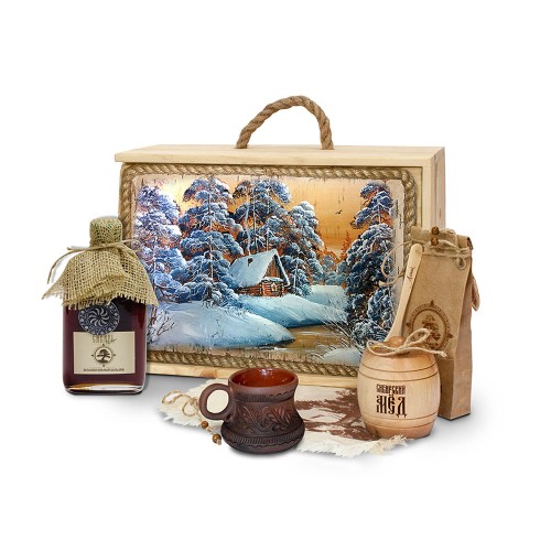 Подарочный набор "Лесная пасека", бежевый