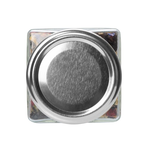 Чай ягодно-травяной, серия "Bouquet", ягодный пирог, стеклянная банка