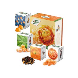 Подарочный набор с чаем и сладостями "ПодариМандари"