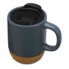 Подарочный набор с кружкой, медом и ложкой для меда, антрацит