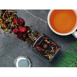 Чай черный, серия "Bouquet", таежный сбор, стеклянная банка