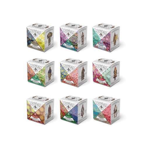 Подарочный набор c чаем "Сокровища Севера" в деревянной шкатулке