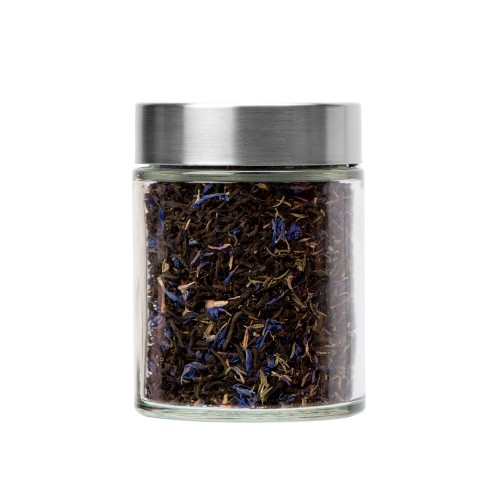 Чай черный, серия "Essence", с чабрецом и лепестками василька, стеклянная банка