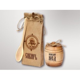 Подарочный набор "Лесная пасека", бежевый